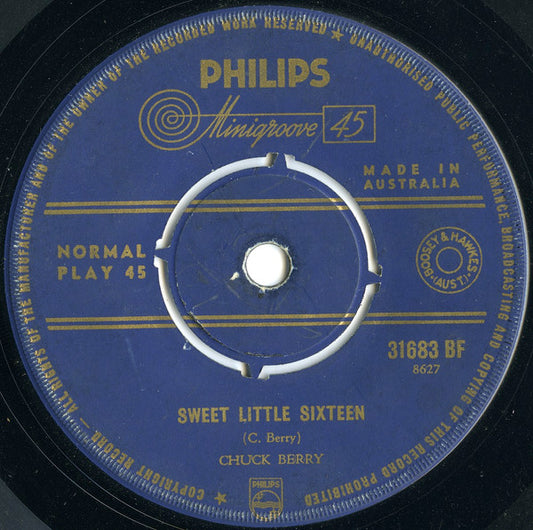 Chuck Berry : Sweet Little Sixteen (7", Single)