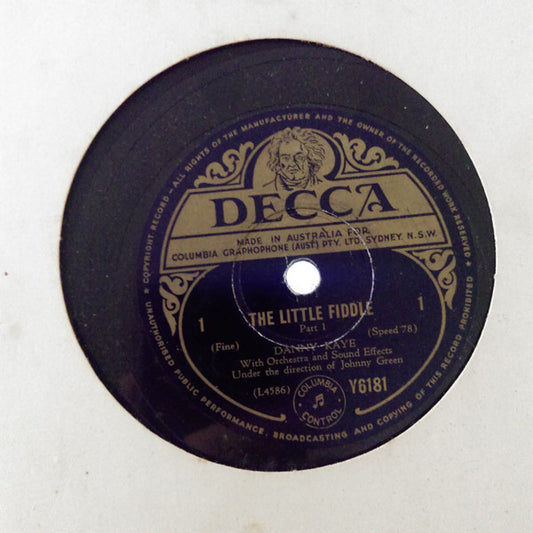 Danny Kaye (2) : The Little Fiddle (Shellac, 10")