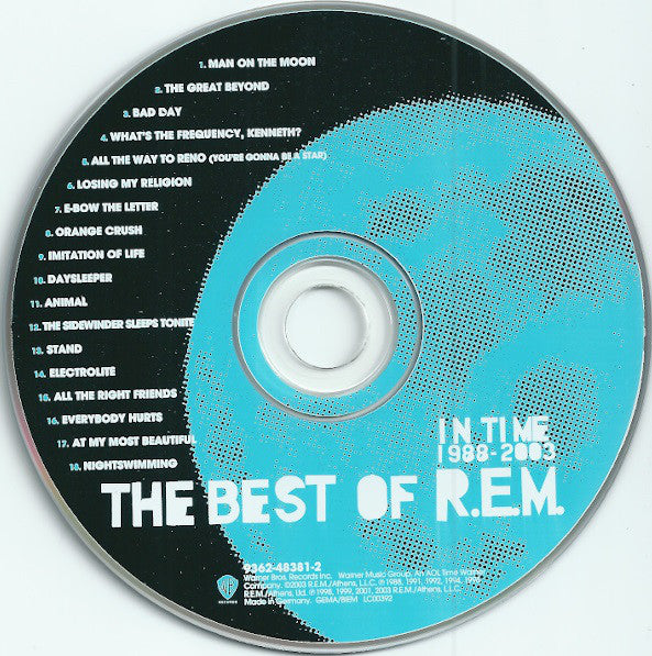R.E.M. : In Time: The Best Of R.E.M. 1988-2003 (CD, Comp)