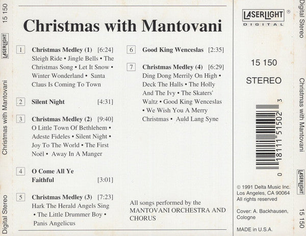 Mantovani : Christmas With Mantovani (CD, Album)