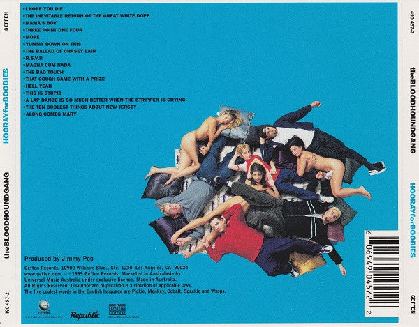 The Bloodhound Gang* : Hooray For Boobies (CD, Album)