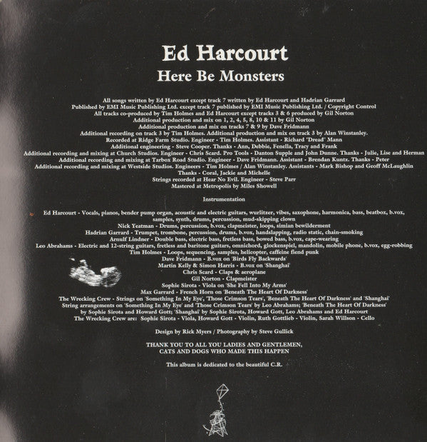 Ed Harcourt : Here Be Monsters (CD, Album)