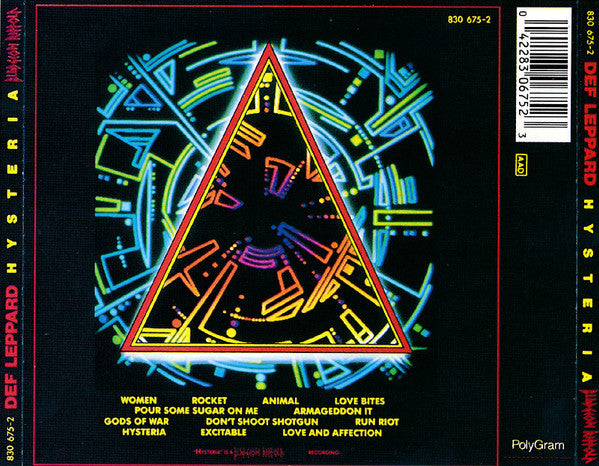 Def Leppard : Hysteria (CD, Album)