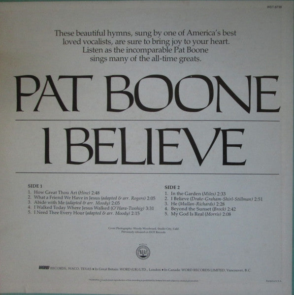 Pat Boone : I Believe (LP, Comp)