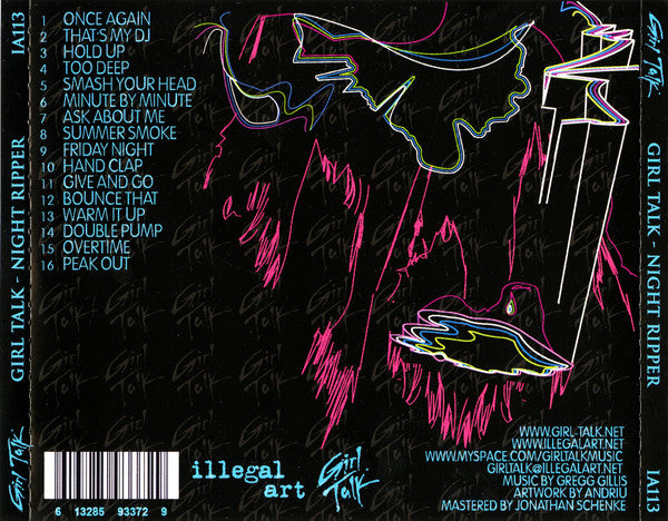 Girl Talk : Night Ripper (CD, Album)