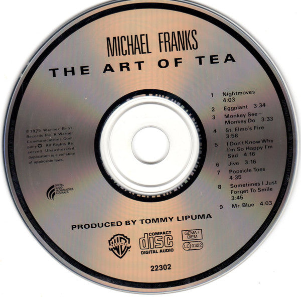 Michael Franks : The Art Of Tea (CD, Album)