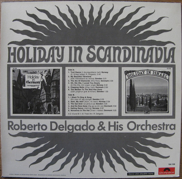 Roberto Delgado & His Orchestra : Holiday In Scandinavia (LP, Album)