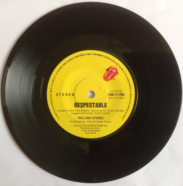 Rolling Stones* : Respectable (7", Single)