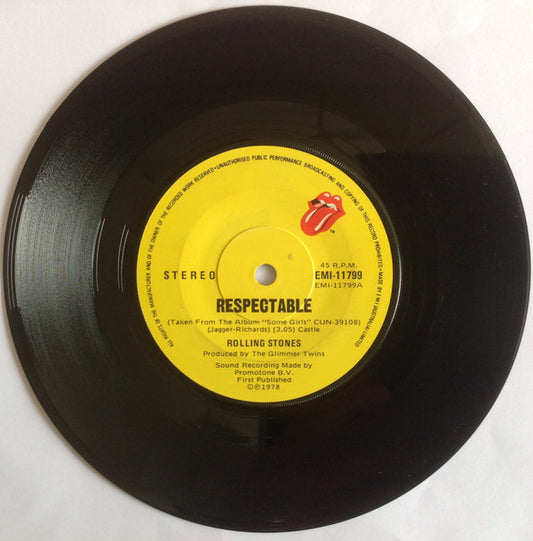 Rolling Stones* : Respectable (7", Single)
