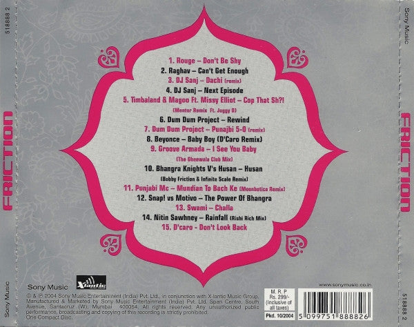 Various : Friction (CD, Comp)