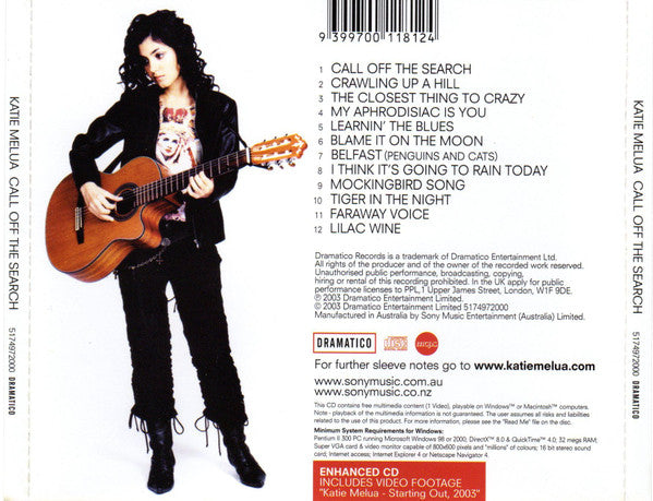 Katie Melua : Call Off The Search (CD, Album, Enh)