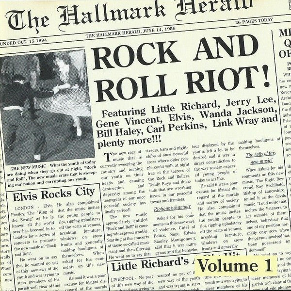 Various : Rock And Roll Riot Volume 1 (CD, Comp)