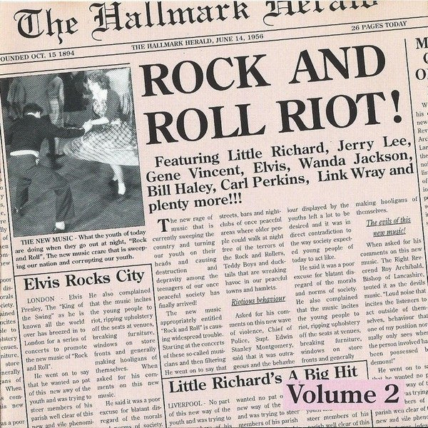 Various : Rock And Roll Riot Volume 2 (CD, Comp)