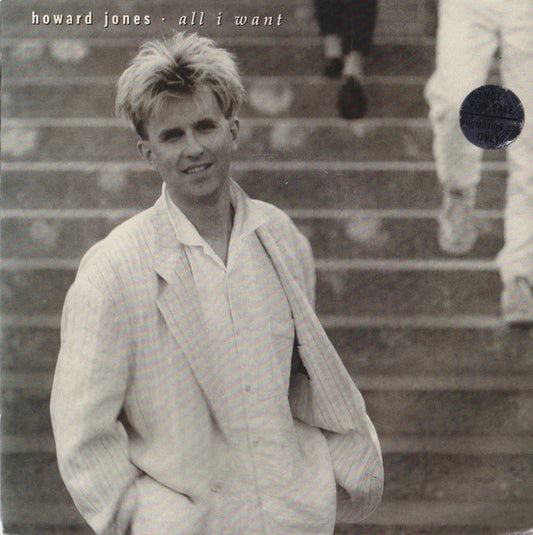 Howard Jones : All I Want (7", Single)