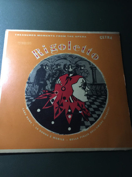 Giuseppe Verdi : Rigoletto (7", EP, Mono)