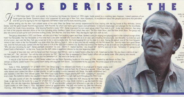 Joe Derise : The Complete Bethlehem Collection (CD, Comp)