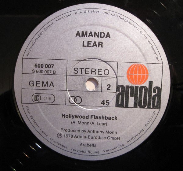Amanda Lear : The Sphinx (12", Maxi)