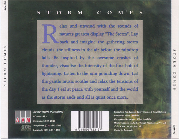 Clive Lendich : Storm Comes (CD, Album, Mixed)