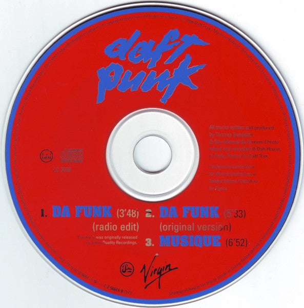 Daft Punk : Da Funk (CD, Single)
