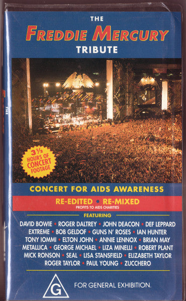 Various : The Freddie Mercury Tribute (VHS)