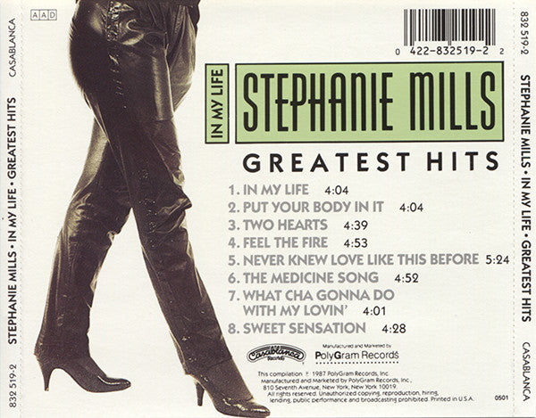 Stephanie Mills : In My Life (Greatest Hits) (CD, Comp, RE)
