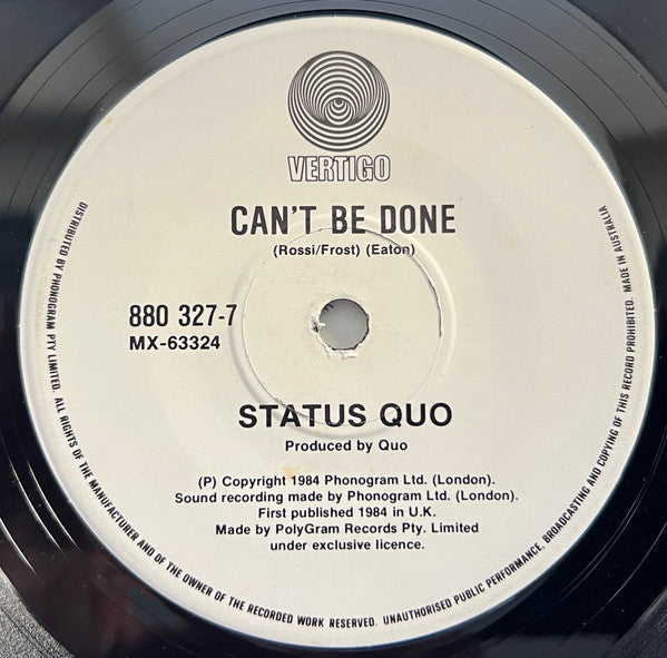 Status Quo : The Wanderer (7", Single)