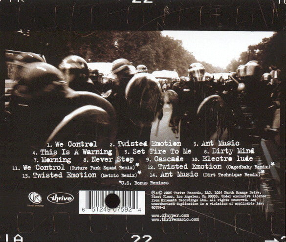 Hyper (5) : We Control (CD, Album)
