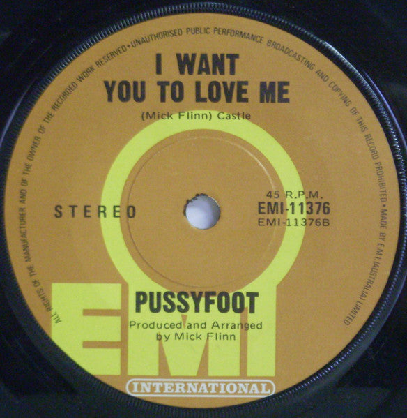 Pussyfoot : Ooh Ja Ja (7", Single)