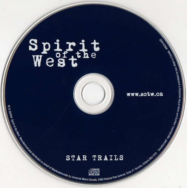 Spirit Of The West : Star Trails (CD, Album)
