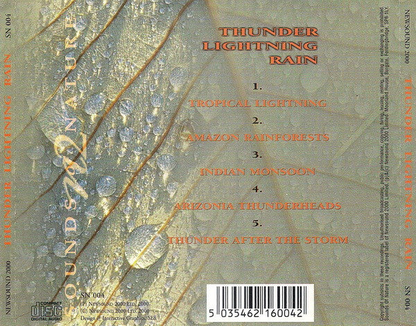 Paul Rayner-Brown : Thunder Lightning Rain (CD, Maxi)