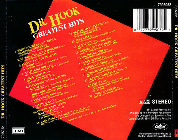 Dr. Hook : Greatest Hits (CD, Comp)