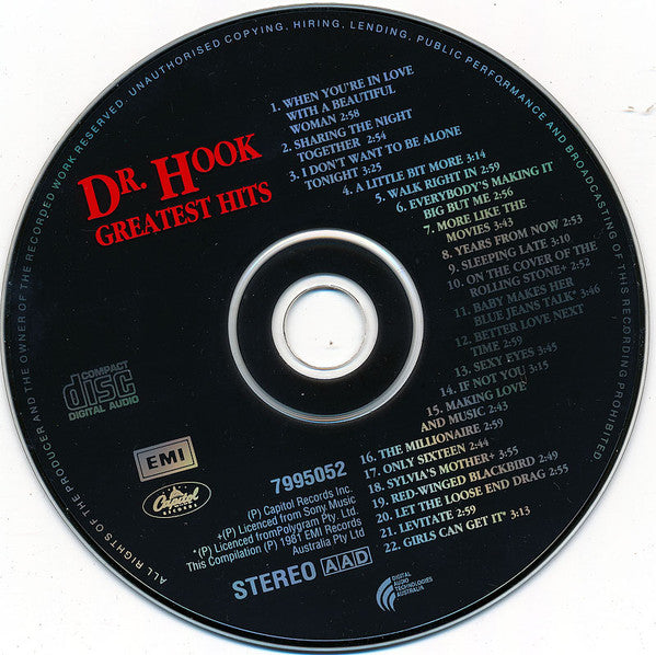 Dr. Hook : Greatest Hits (CD, Comp)
