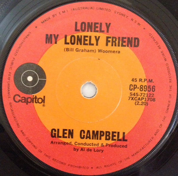 Glen Campbell : Try A Little Kindness (7", Single)