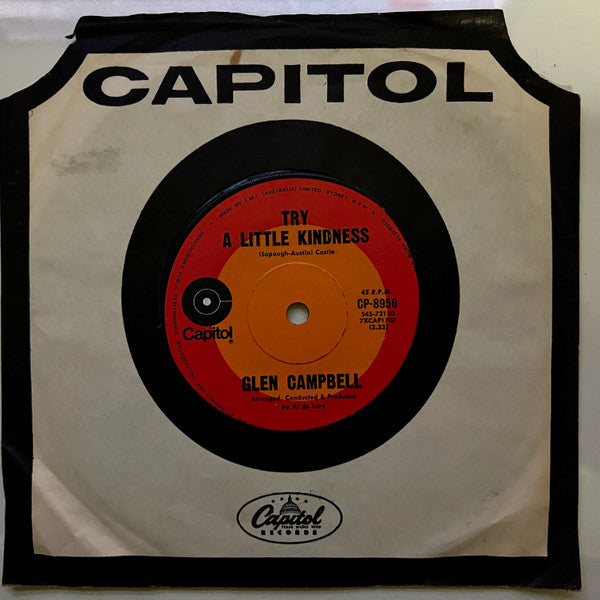 Glen Campbell : Try A Little Kindness (7", Single)
