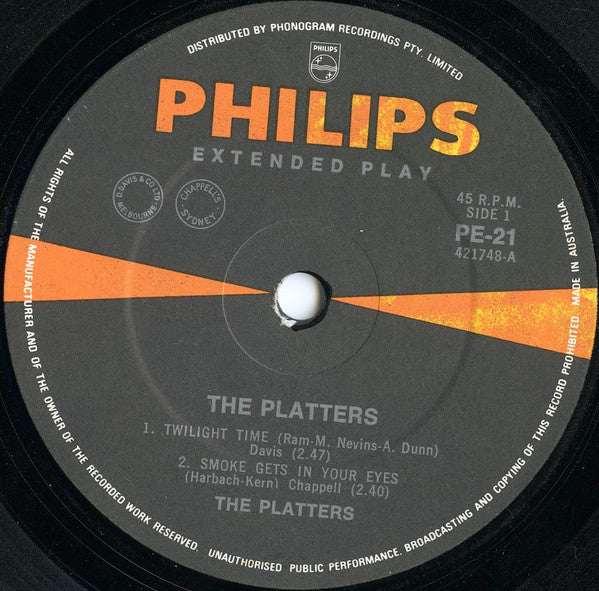 The Platters : The Platters (7", EP)