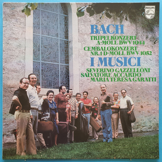 Johann Sebastian Bach, I Musici, Severino Gazzelloni, Salvatore Accardo, Maria Teresa Garatti : Tripelkonzert A-moll BWV 1044 / Cembalokonzert Nr. 1 D-moll BWV 1052 (LP)