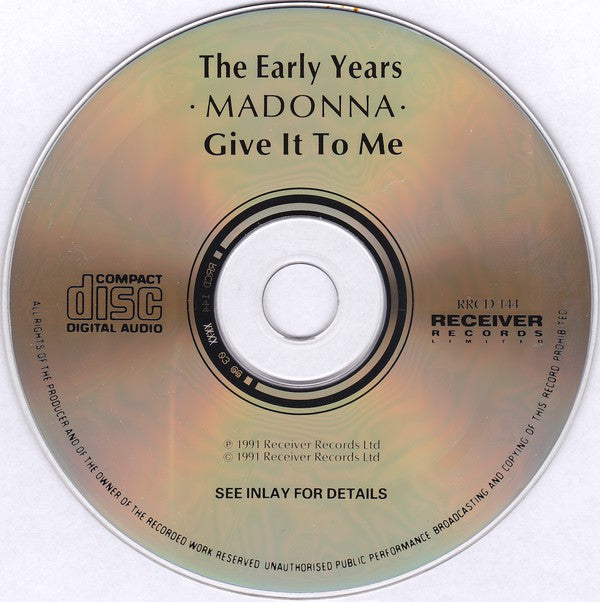Madonna & Otto Von Wernherr : The Early Years - Give It To Me (CD, Comp)