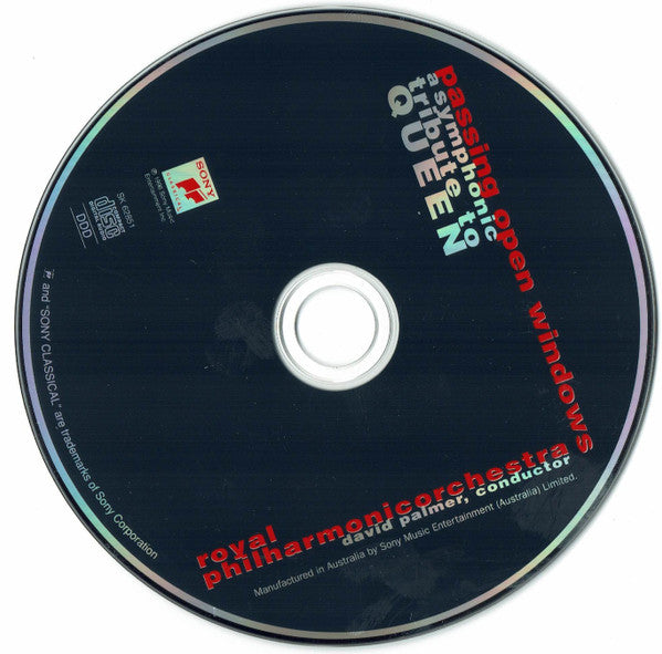 David Palmer (2), Royal Philharmonic Orchestra : Passing Open Windows - A Symphonic Tribute To Queen (CD, Album)