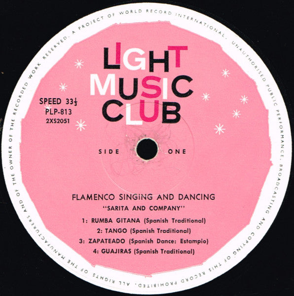 Sarita & Co.* : Flamenco! (LP, Album, Mono, Club)