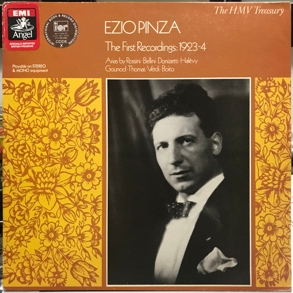 Ezio Pinza : Ezio Pinza; The First Recordings:1923-4 (LP, Album, Comp, Mono)