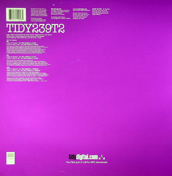 Amber D : Amber D EP (12", EP, Two)