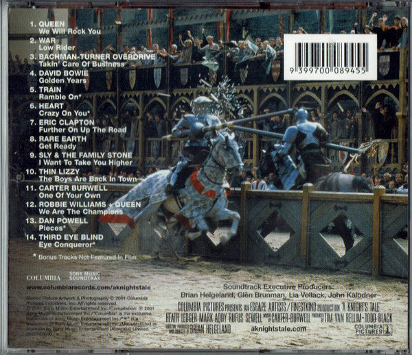 Various : A Knight's Tale (Music From The Motion Picture) (CD, Comp)