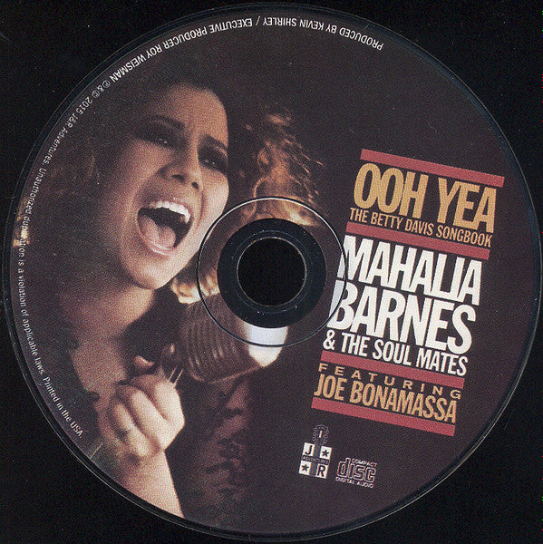 Mahalia Barnes & The Soul Mates (4) Featuring Joe Bonamassa : Ooh Yea "The Betty Davis Songbook" (CD, Album)