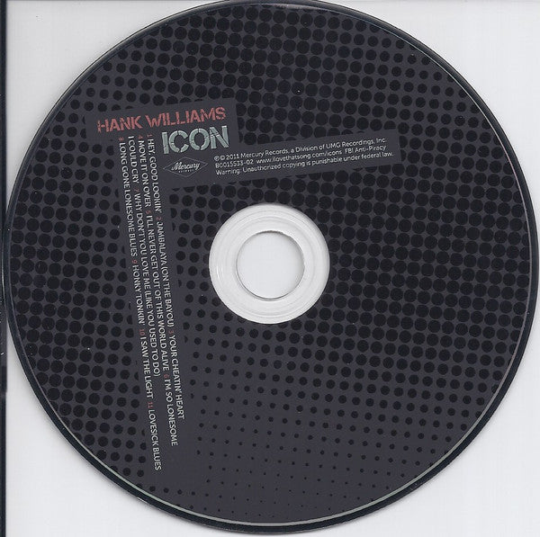 Hank Williams : Icon (CD, Comp)
