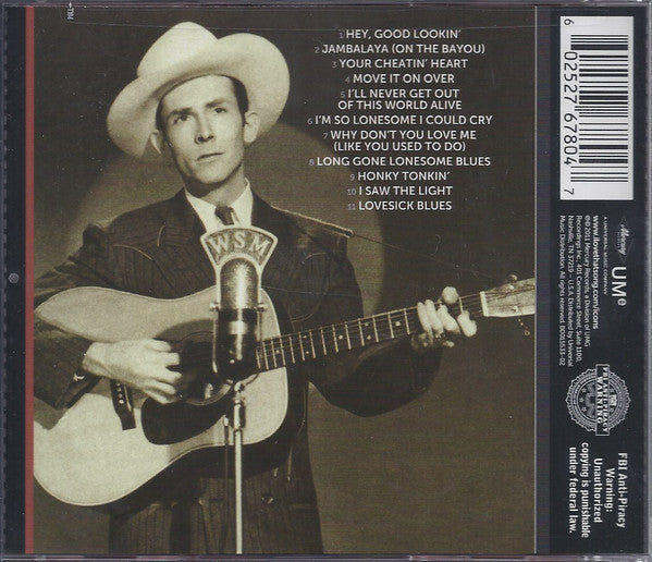 Hank Williams : Icon (CD, Comp)
