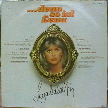 Lena Valaitis : ...Denn So Ist Lena (LP, Album)