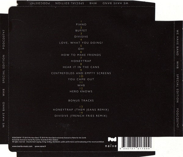 We Have Band : WHB (CD, Album, Sup)
