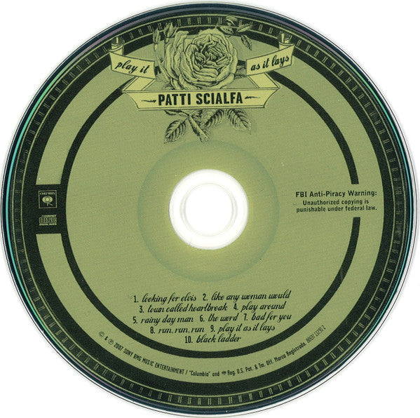 Patti Scialfa : Play It As It Lays (CD, Album)
