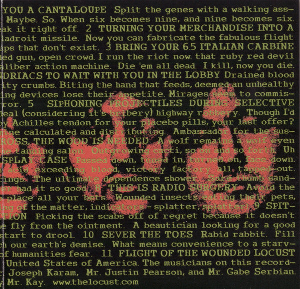 The Locust : Flight Of The Wounded Locust (CD, EP)