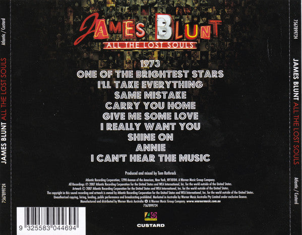 James Blunt : All The Lost Souls (CD, Album)